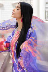 3-PC Stitched Embroidered Lawn Collection AG6-01 P