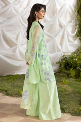 3-PC Embroidered Cotton Net CMA-5-193