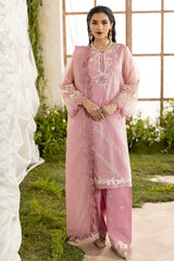 3-PC Embroidered Cotton Net CMA-5-189