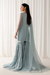 EMBROIDERED CHIFFON EN-1294