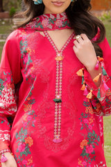 3-PC Stitched Embroidered Lawn Collection CRB6-09P