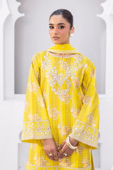 3-PC Embroidered Raw-Silk CMA-6-410