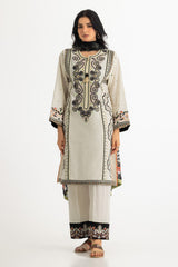3PC Cambric Embroidered Suit
