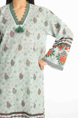 3PC Cross Hatch Printed Suit