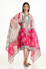 3PC Cross Hatch Printed Suit