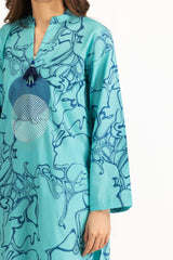 3PC Jacquard Embroidered Suit