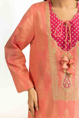 3PC Karandi Jacquard Embroidered Suit