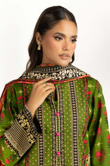3PC Khaddar Printed Suit
