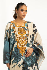 3PC Khaddar Printed Suit