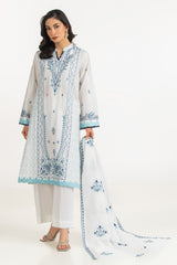 3PC Lawn Embroidered Suit