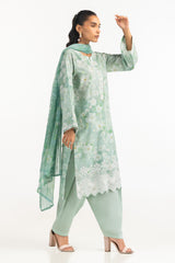 3PC Lawn Embroidered Suit