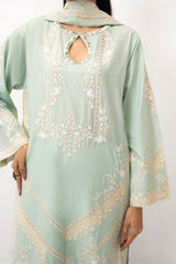 3PC Lawn Embroidered Suit