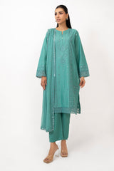3PC Lawn Embroidered Suit