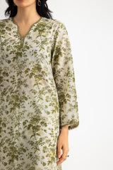 3PC Lawn Printed Suit With Denting Lawn Embroidered Dupatta
