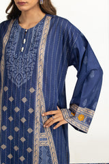 3PC Lawn Printed Suit With Embroidered