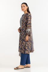 3PC Lawn Printed Suit With Embroidered