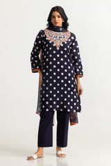 3PC Lawn Printed Suit With Embroidered