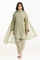 3PC Masoori Embroidered Suit
