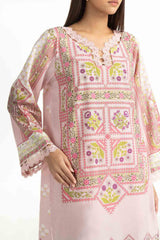 3PC Masoori Printed Stripe Suit