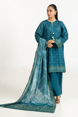 3PC Printed Lawn Suit