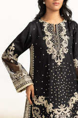 3PC Rawsilk Embroidered Suit
