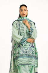 3PC Viscose Khaddar Printed Suit