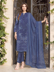 3 Piece Lawn Suit- Embroidered (Pret)