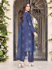 3 Piece Lawn Suit- Embroidered (Pret)