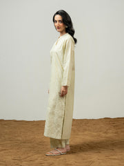 2 Piece Zari Suit-Embroidered (Pret)
