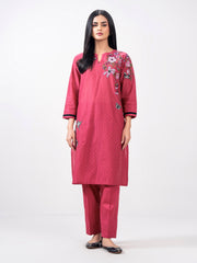 2 Piece Cambric Suit- Embroidered (Pret)