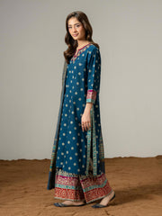 3 Piece Lawn Suit-Embroidered (Pret)