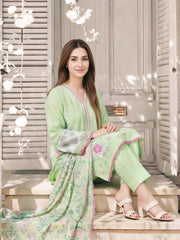 3 Piece Lawn Suit- Embroidered (Pret)