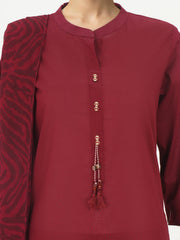 3 Piece Lawn Suit- Embroidered (Pret)