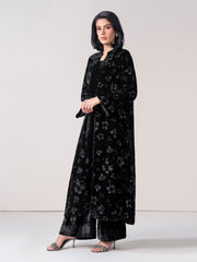 2-Piece Cardigan Velvet Suit- Embellished (Pret)