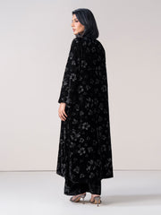 2-Piece Cardigan Velvet Suit- Embellished (Pret)