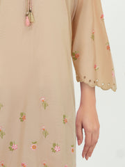 2 Piece Viscose Cotton Suit- Embroidered (Pret)