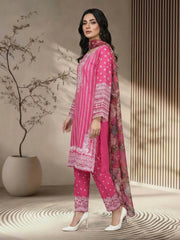 3 Piece Lawn Suit- Embroidered (Pret)