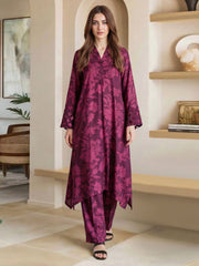 2 Piece Silk Suit- Embroidered (Pret)
