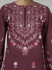 3 Piece Lawn Suit- Embroidered (Pret)