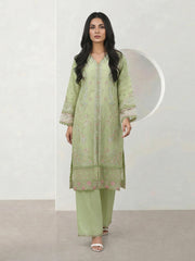 2 Piece Dobby Suit- Embroidered (Pret)