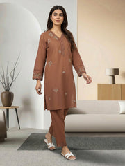 2 Piece Lawn Suit- Embroidered (Pret)