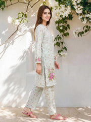 2 Piece Lawn Suit- Embroidered (Pret)