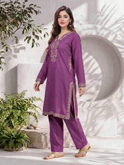 2 Piece Lawn Suit- Embroidered (Pret)