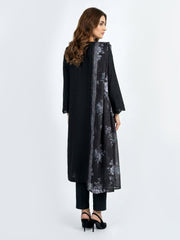 3 Piece Silk Suit- Embroidered (Pret)
