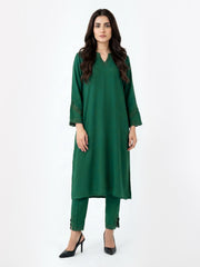 2 Piece Premium Silk Suit- Embroidered (Pret)