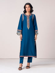 2 Piece Silk Suit- Embroidered (Pret)