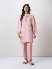 2 Piece Yarn Dyed Suit-Embroidered (Pret)