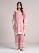 2 Piece Slub Khaddar Suit- Embroidered (Pret)