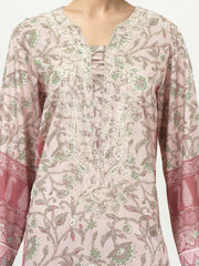 2 Piece Silk Suit- Embroidered (Pret)