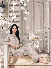 2 Piece Viscose Slub Suit (Pret)